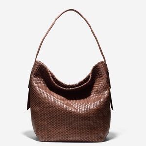 Cole Haan Bethany Weave Large Bucket Hobo